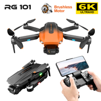 RG101 طائرة بدون طيار صغيرة 6k المهنية 3 كجم مع HD كاميرا فرش السيارات لتحديد المواقع كوادكوبتر مع كاميرا طائرة بدون طيار fpv شحن مجاني - الصورة 2